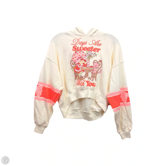 Top Long Sleeve By The World of Strawberry Shortcake In Cream & Pink, Size: Xxs