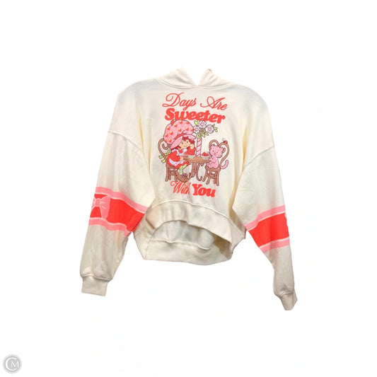 Top Long Sleeve By The World of Strawberry Shortcake In Cream & Pink, Size: Xxs