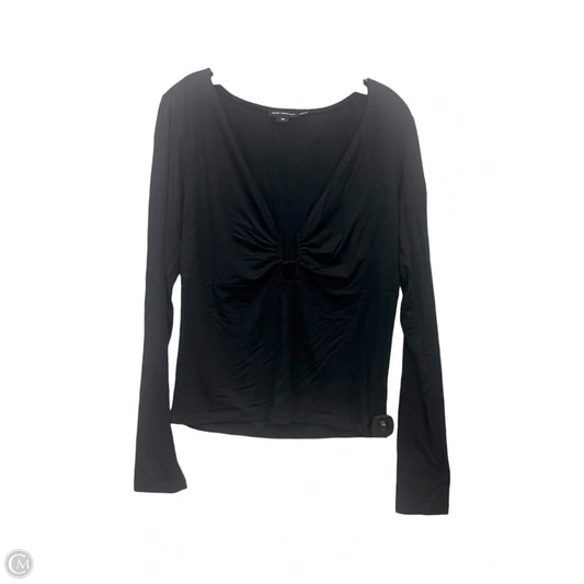 Top Long Sleeve By Good American In Black, Size: 1x