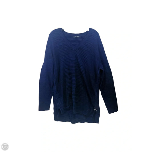 Sweater By Ellen Tracy In Blue, Size: Xxl
