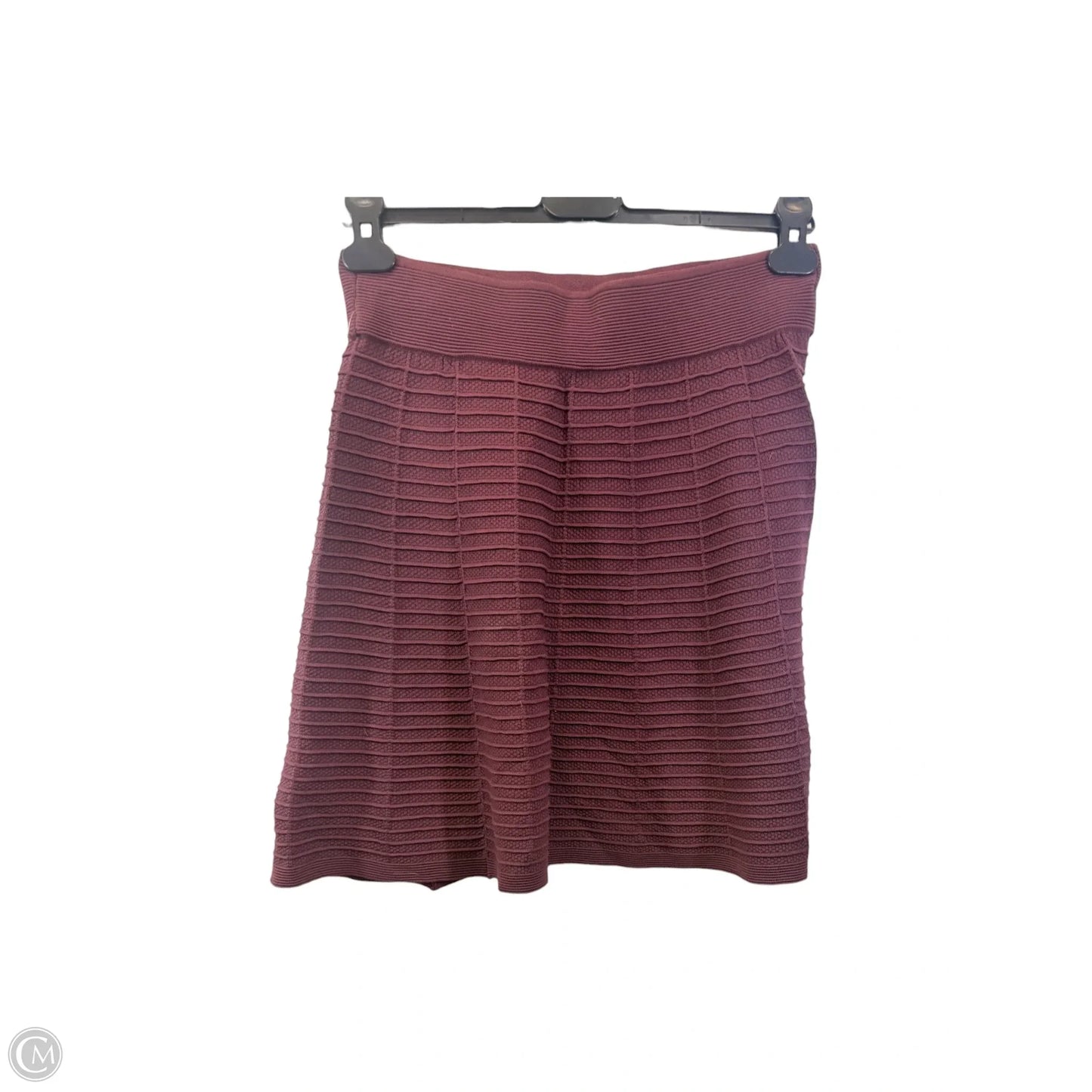 Skirt Midi By Loft In Maroon, Size: S