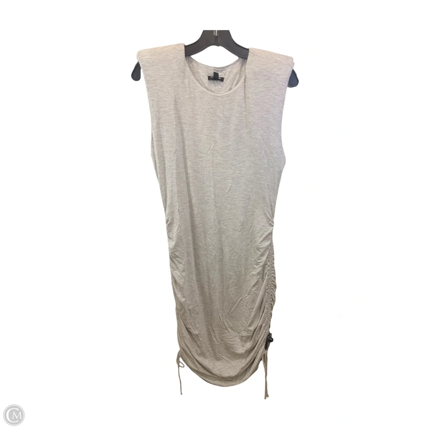 Dress Casual Midi By Express In Grey, Size: M