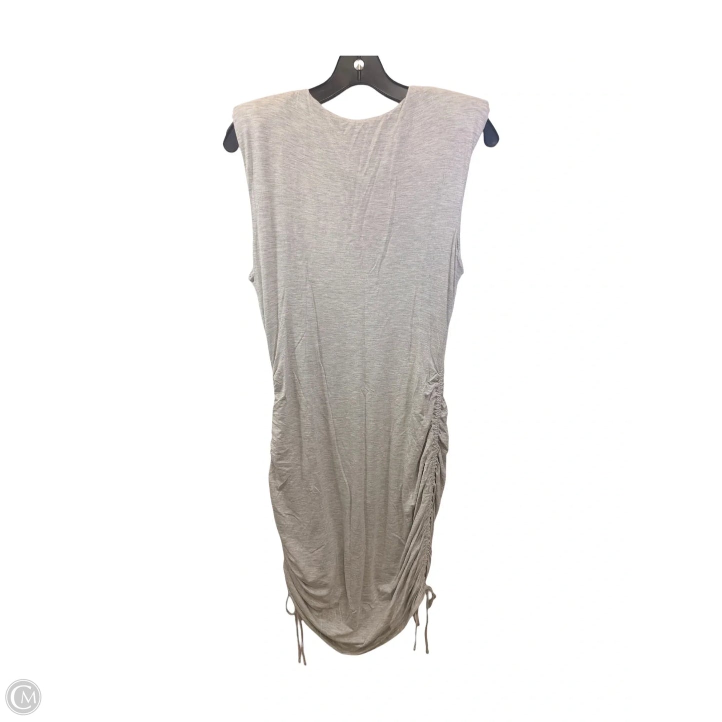 Dress Casual Midi By Express In Grey, Size: M