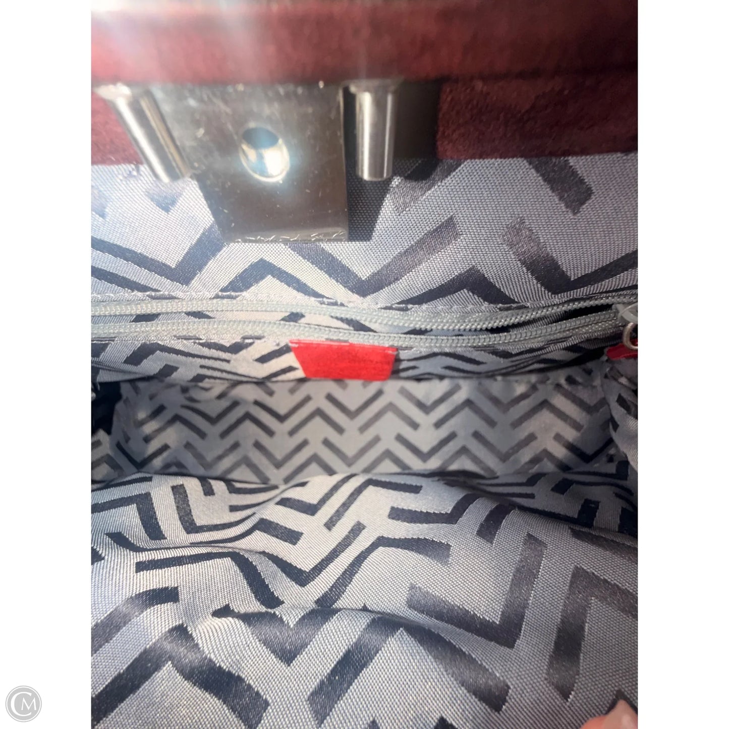 Handbag Leather By Via Spiga, Size: Medium