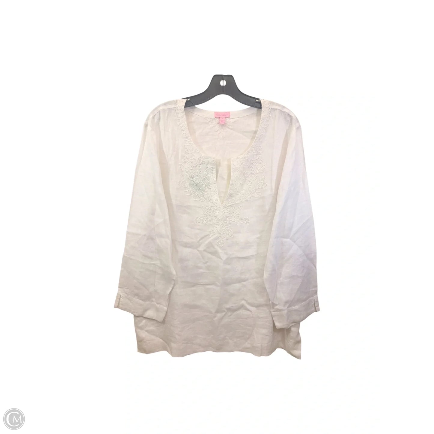 Tunic Designer By Lilly Pulitzer In White, Size: Xl