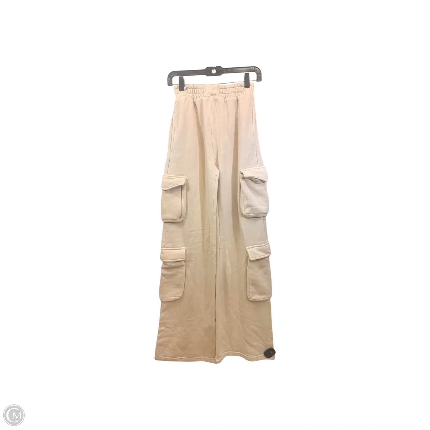 Pants Joggers By Boohoo Boutique In Cream, Size: S