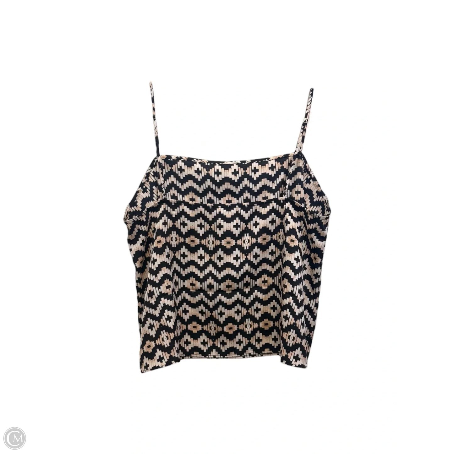 Top Cami By Express In Black & Cream, Size: M