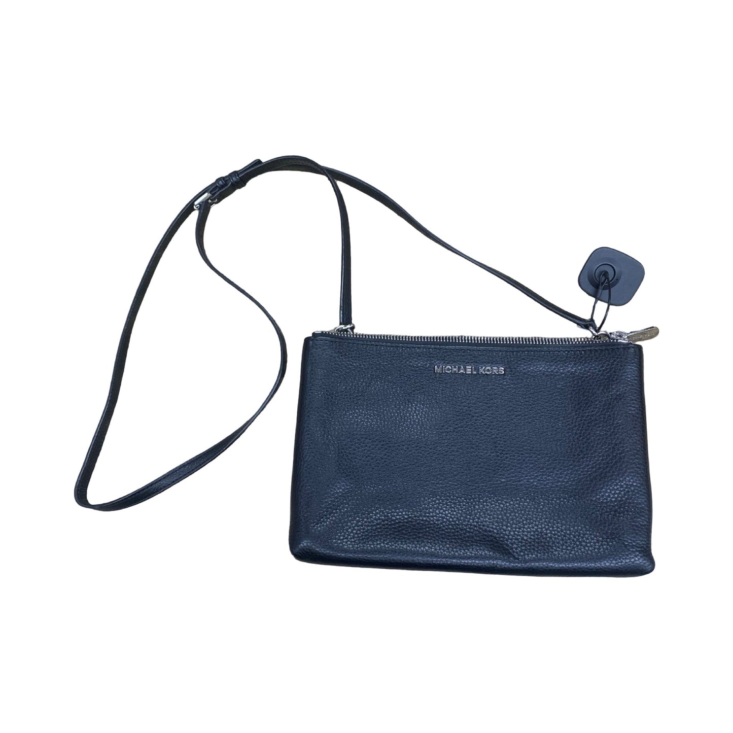 Handbag Designer By Michael Kors In Black & Grey, Size:Small