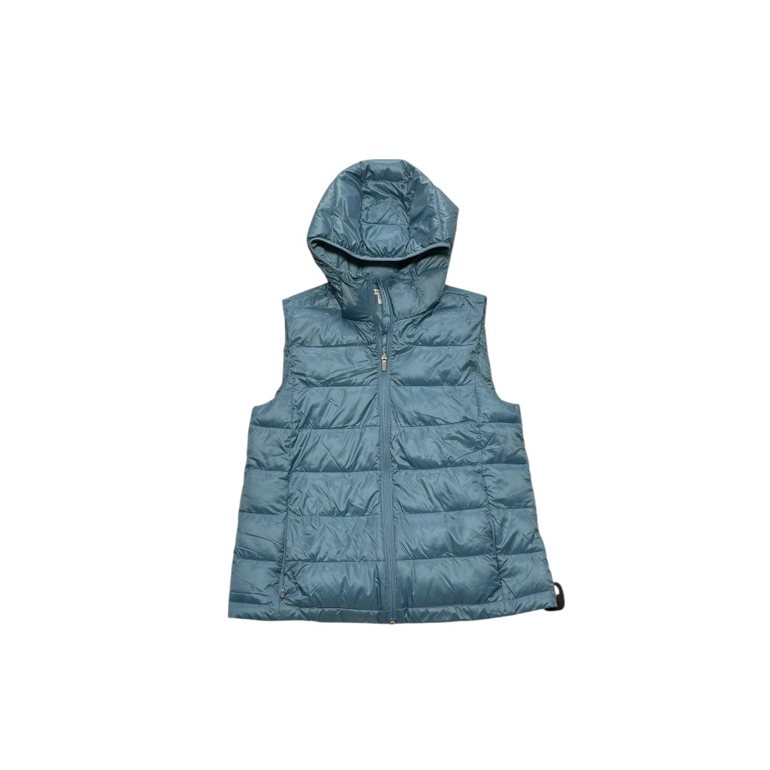 Vest Puffer & Quilted By Athleta In Blue, Size:S