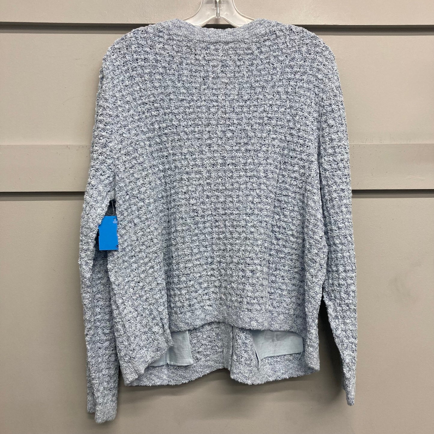 Sweater Cardigan By Lands End In Blue, Size:1X