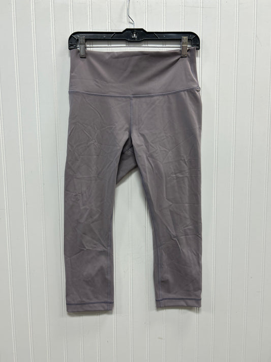 Athletic Leggings By Lululemon In Taupe, Size:10