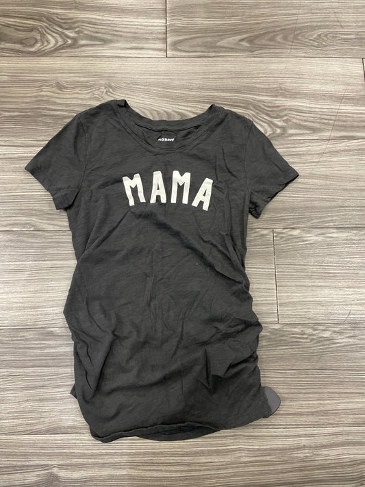 Maternity Top Short Sleeve By Old Navy  Size: S