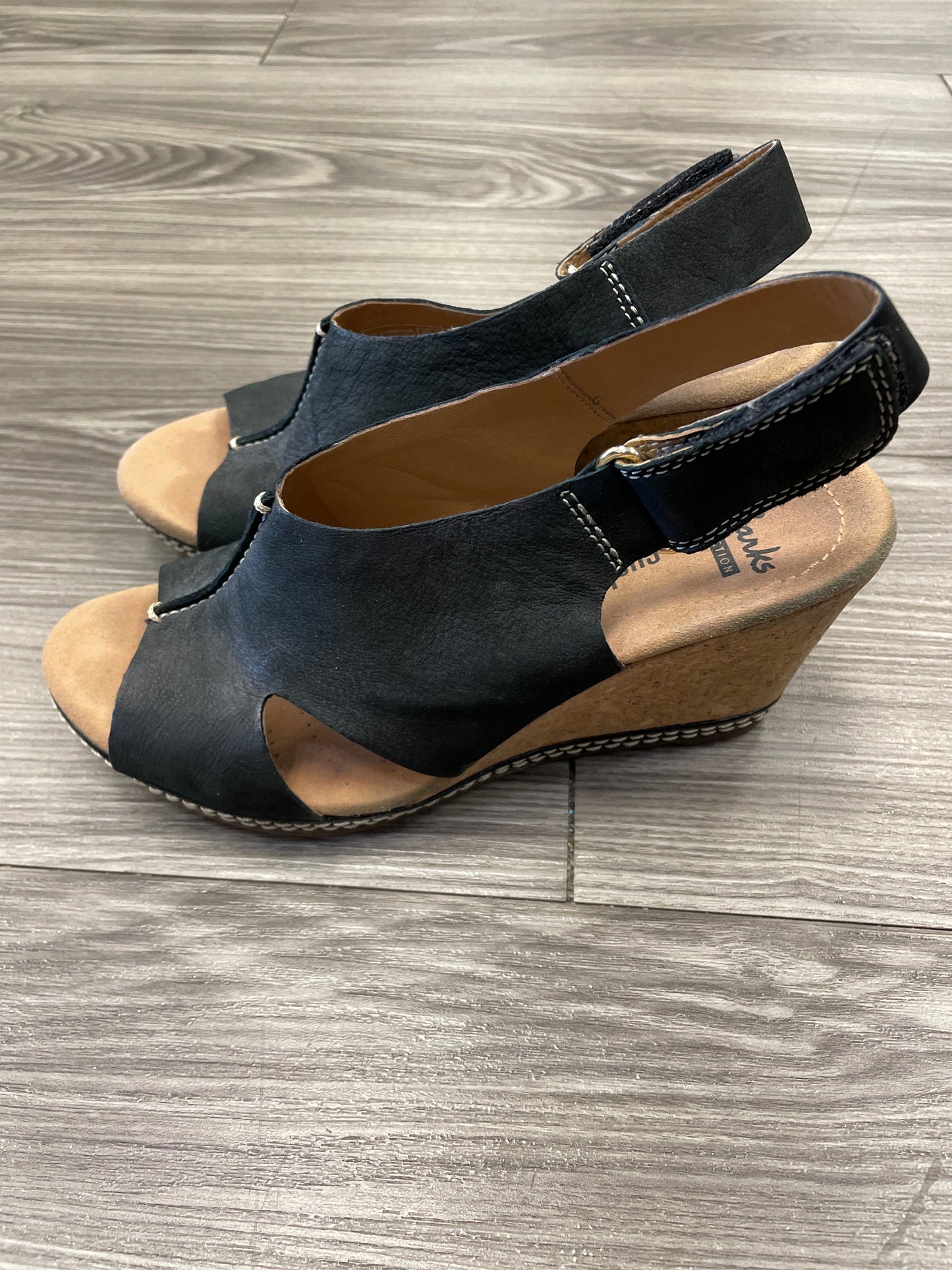 Shoes Heels Wedge By Clarks  Size: 5