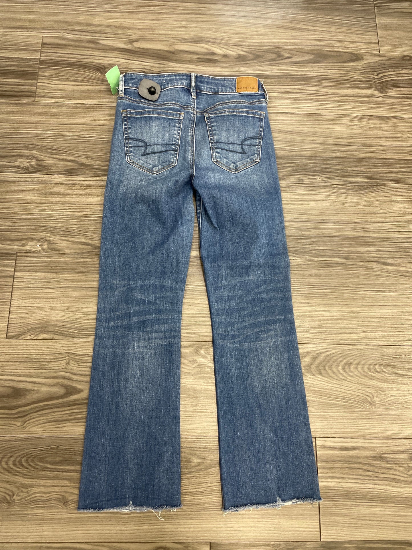 Jeans Cropped By American Eagle In Blue, Size: 4