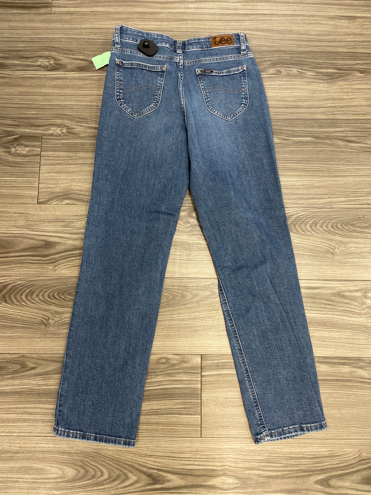 Jeans Straight By Lee In Blue, Size: 4