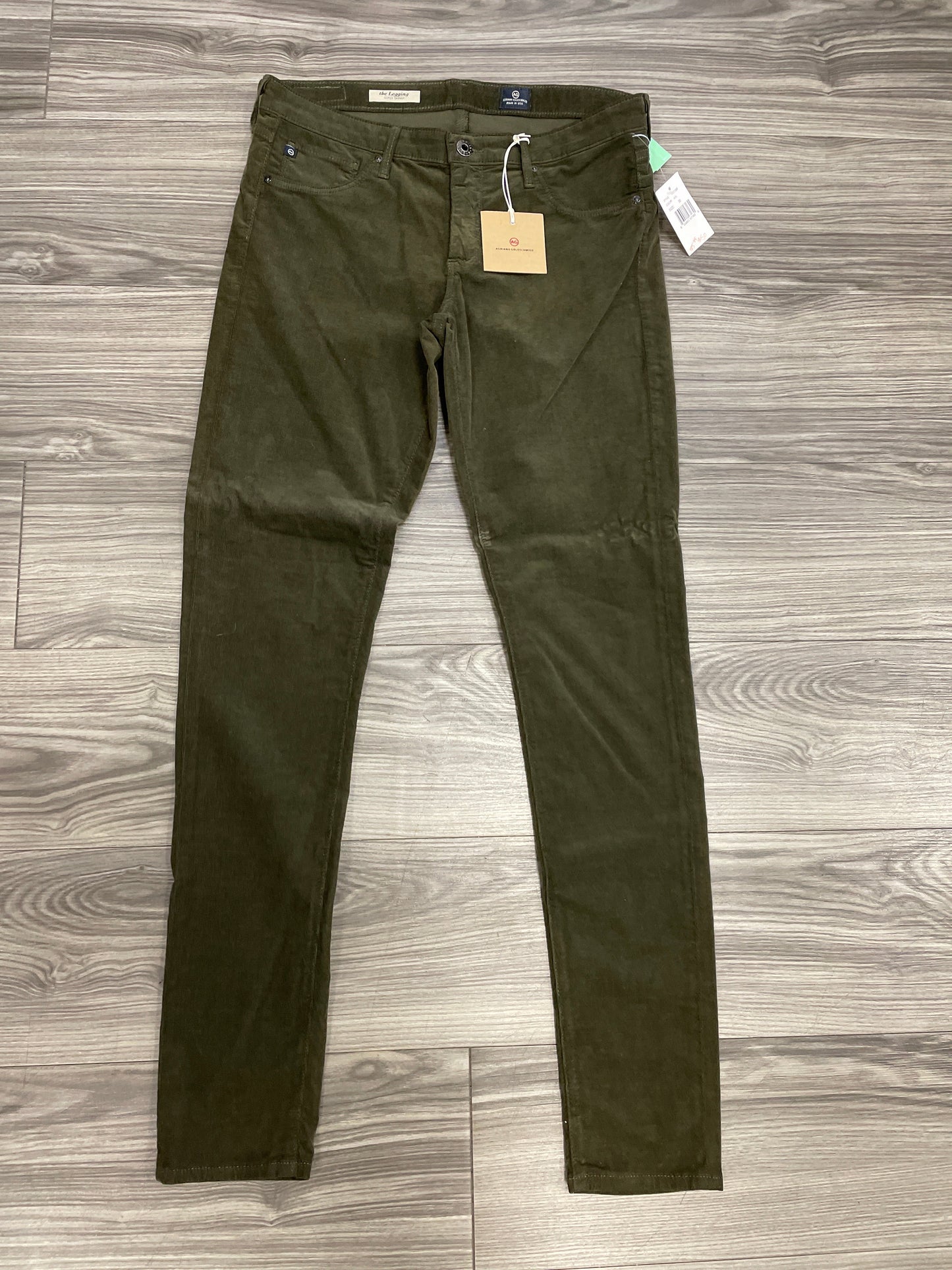 Pants Corduroy By Adriano Goldschmied In Green, Size: 30