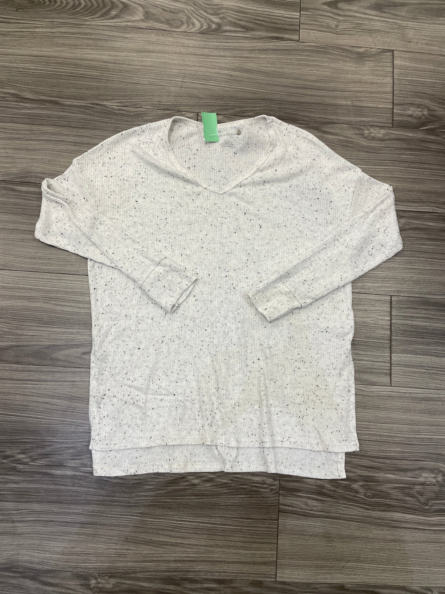 Top Long Sleeve By American Eagle In White, Size: S