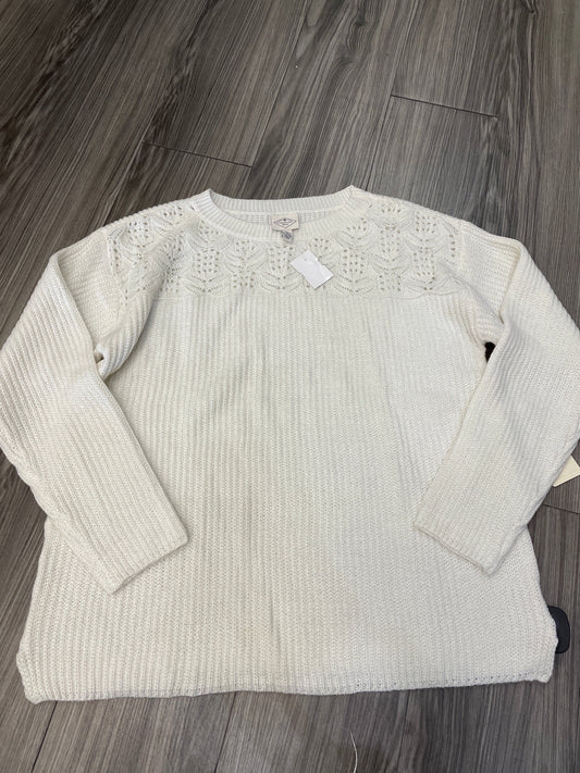 Sweater By St Johns Bay In White, Size: Xl