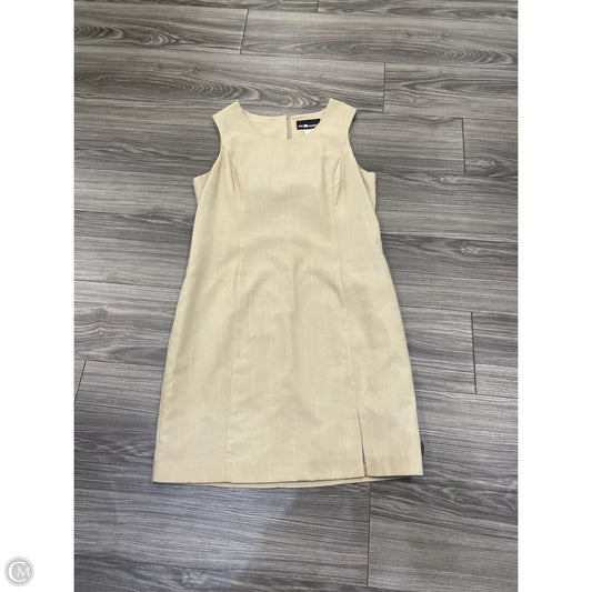 Dress Casual Midi By Sag Harbor In Tan, Size: 12