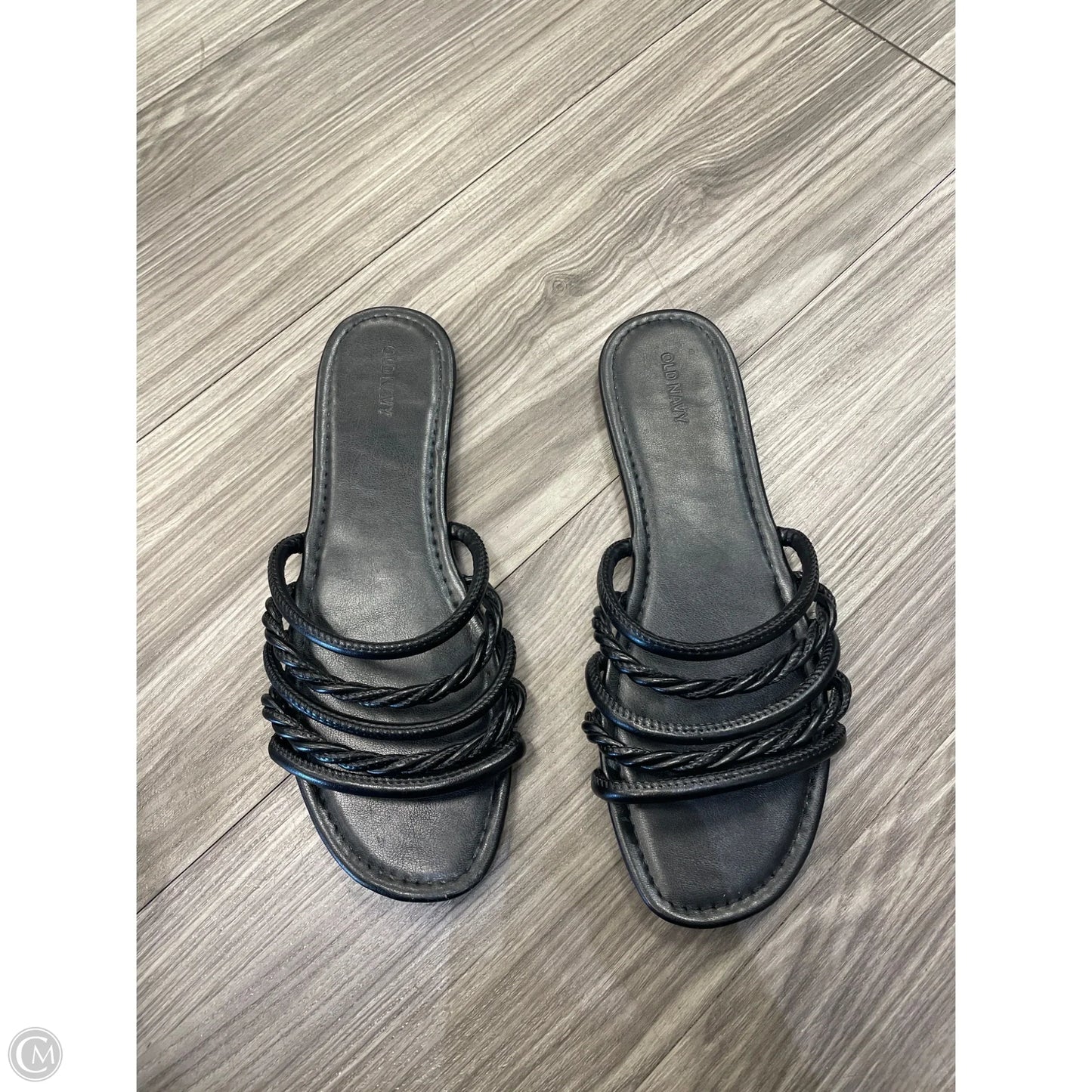 Sandals Flats By Old Navy In Black, Size: 10