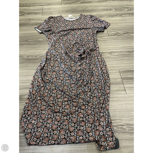 Dress Casual Midi By Boden In Paisley Print, Size: 12