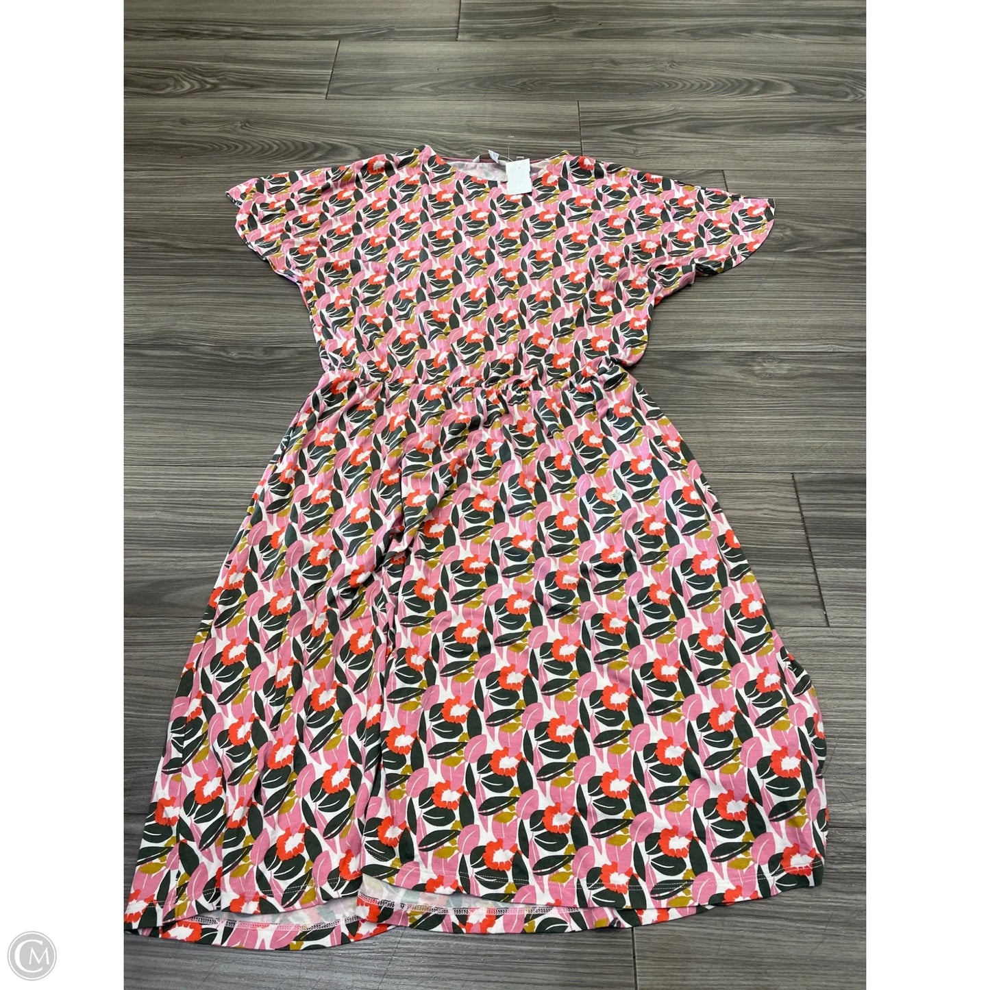 Dress Casual Midi By Boden In Floral Print, Size: 16