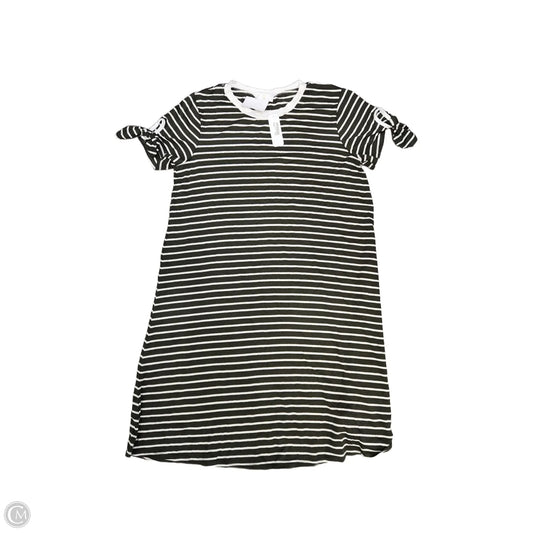 Dress Casual Midi By Cato In Green & White, Size: S