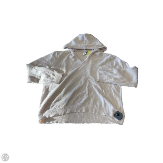 Sweatshirt Hoodie By Rachel Zoe In Cream, Size: L