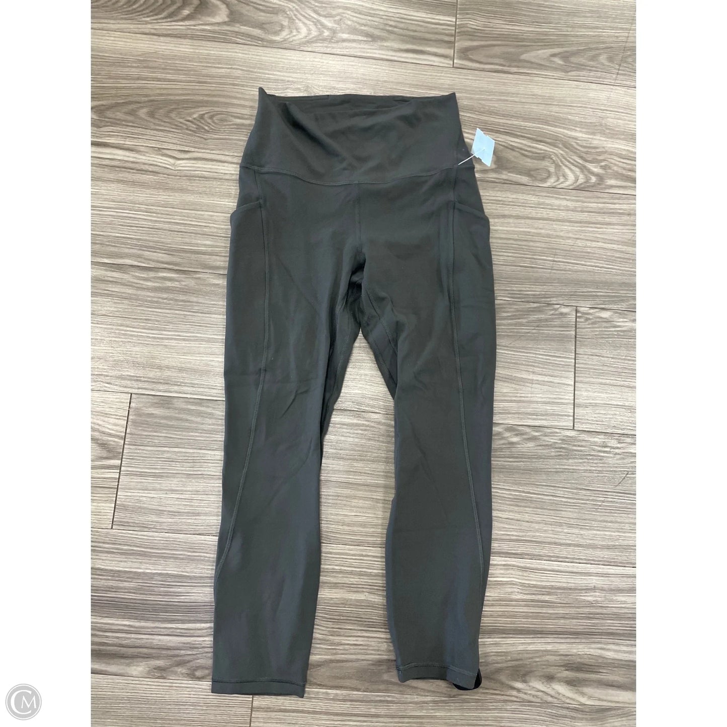 Athletic Capris By Lululemon In Grey, Size: 6
