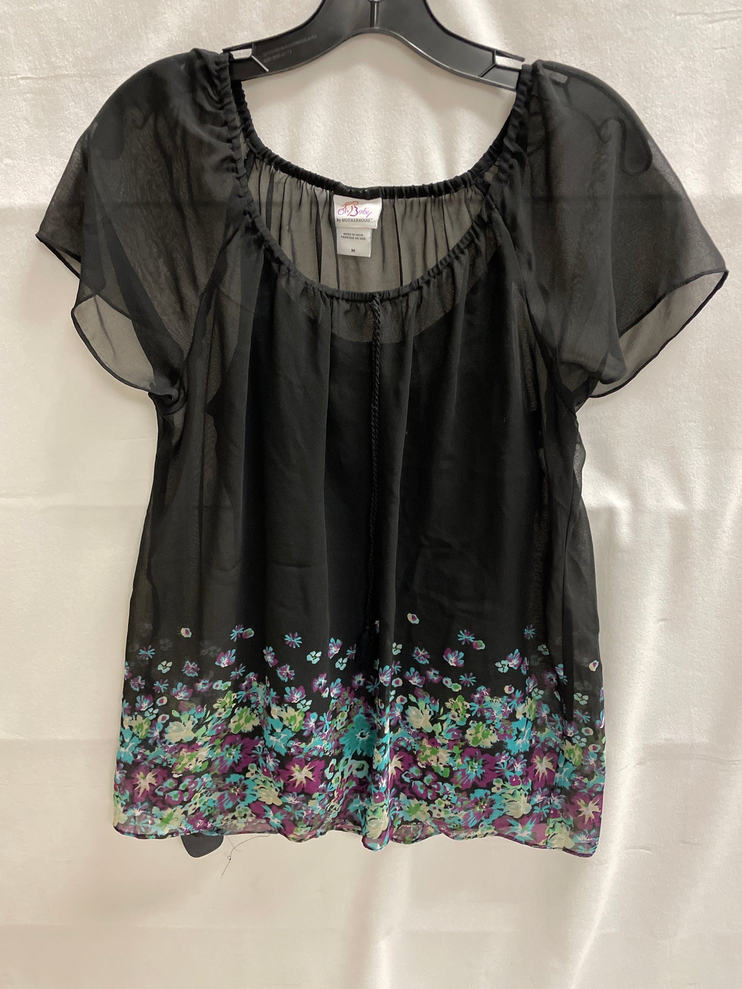 Maternity Top Short Sleeve By Motherhood  Size: M