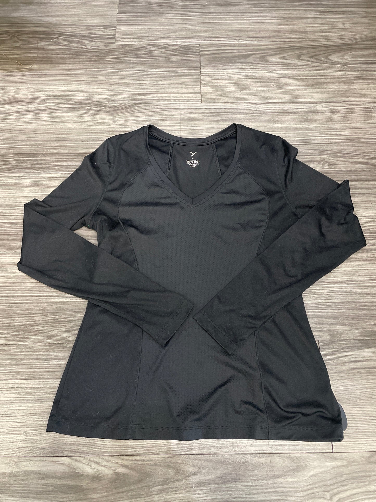 Athletic Top Long Sleeve Crewneck By Old Navy  Size: M