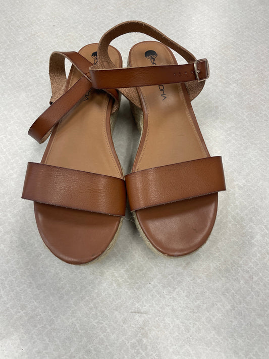 Sandals Heels Wedge By Big Buddha  Size: 8.5