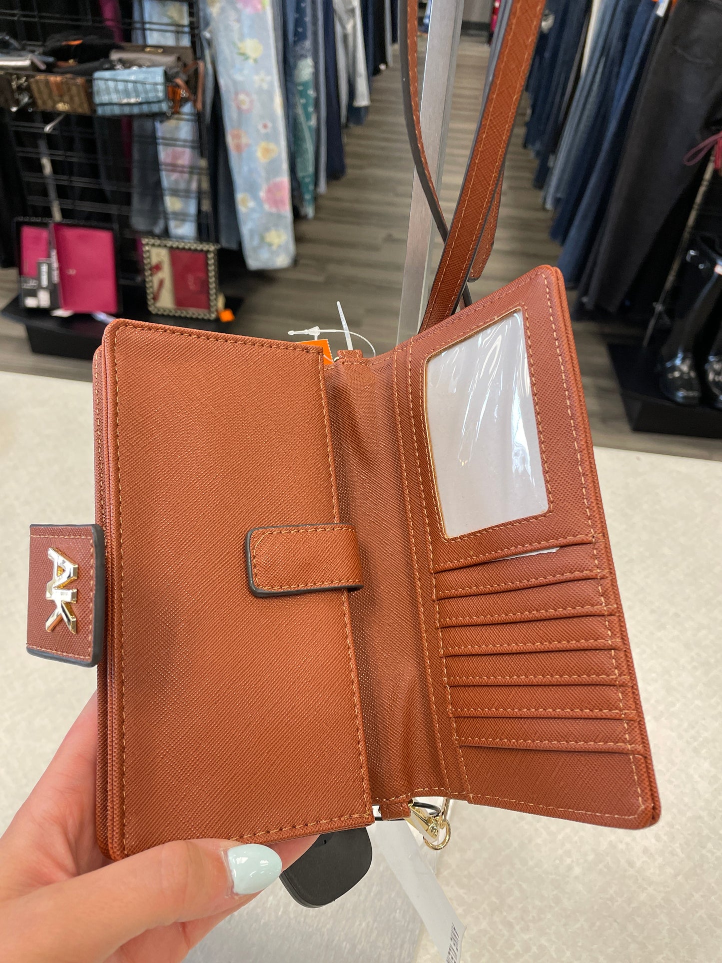 Crossbody Leather By Anne Klein  Size: Small