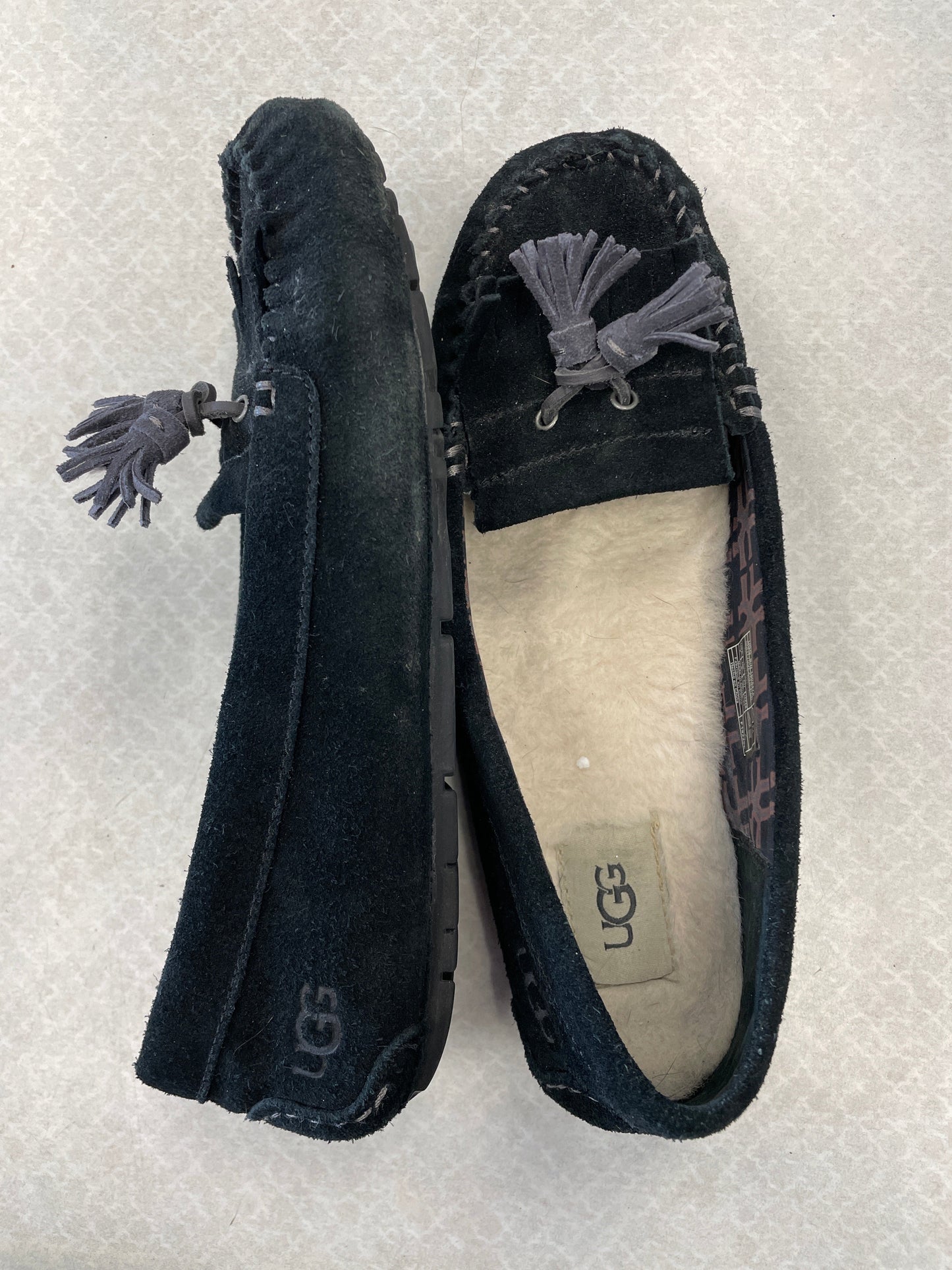 Black Shoes Flats Ugg, Size 7