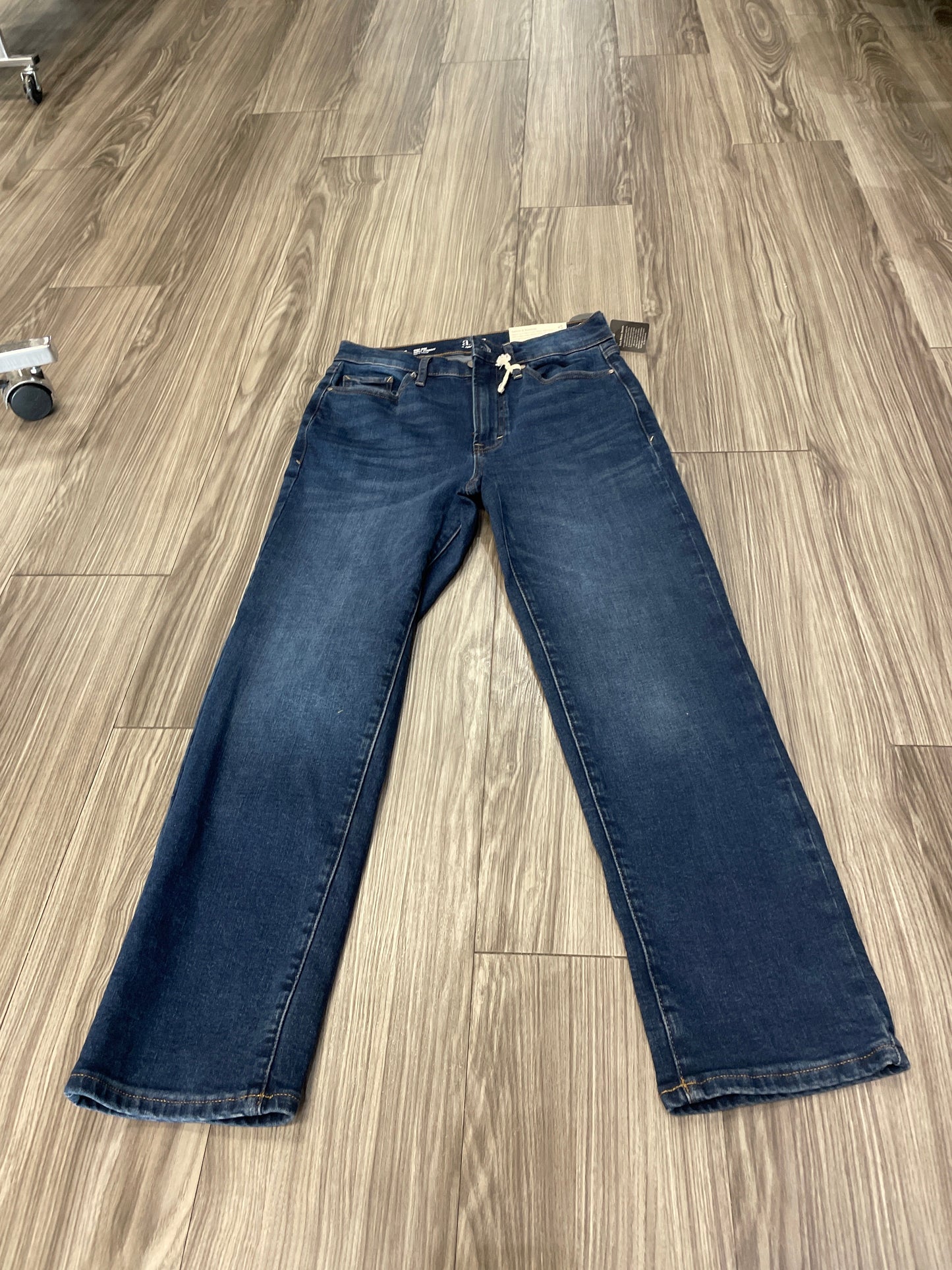 Blue Jeans Straight Ana, Size 6