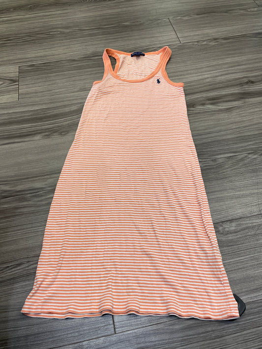 Striped Pattern Dress Casual Short Ralph Lauren, Size M
