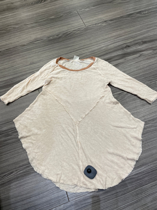 Tan Top 3/4 Sleeve Free People, Size Xs