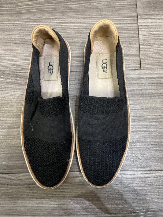 Black & Tan Shoes Flats Ugg, Size 6.5