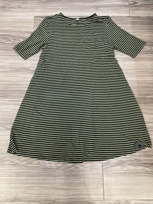 Striped Pattern Dress Casual Short Old Navy, Size L