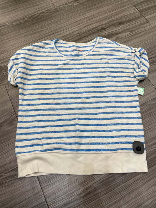 Striped Pattern Top Short Sleeve Style And Company, Size M