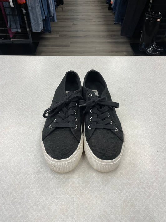 Black & White Shoes Sneakers Platform Steve Madden, Size 6.5