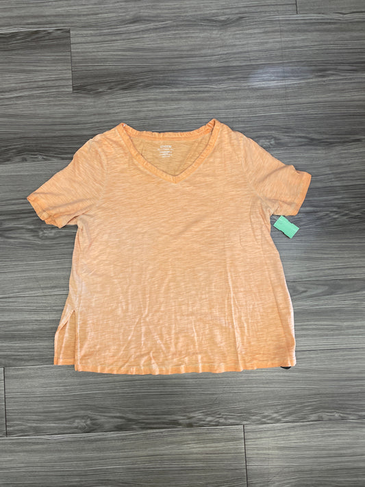 Peach Top Short Sleeve Chicos, Size L