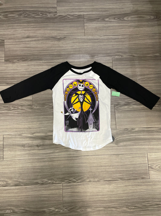 Black & White Top 3/4 Sleeve Disney Store, Size S