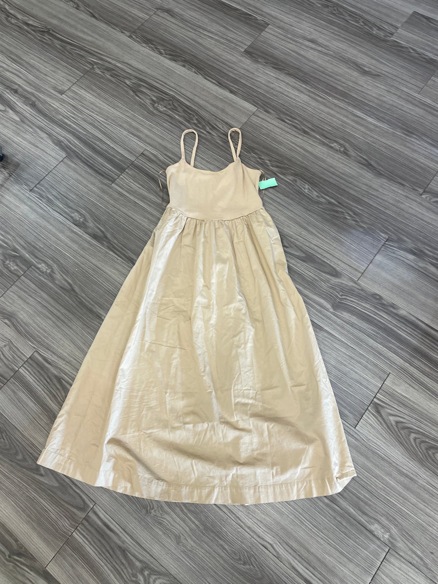 Tan Dress Casual Midi Old Navy, Size S