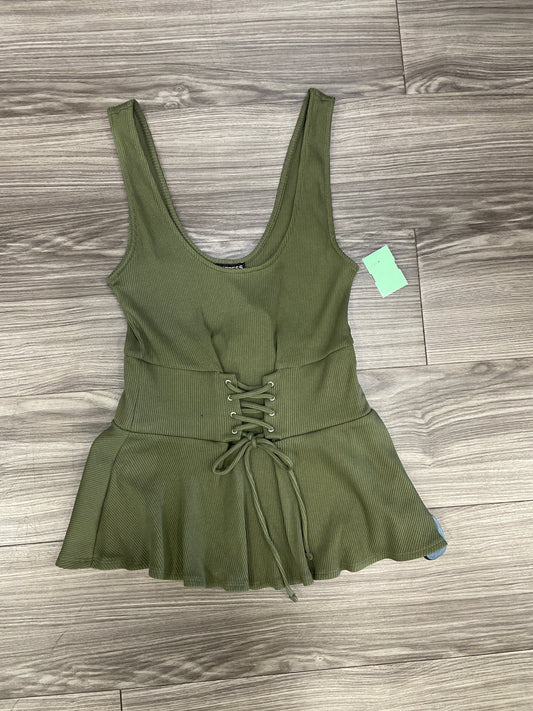 Green Tank Top Express, Size S