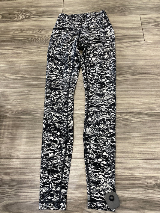 Black & Grey Athletic Leggings Lululemon, Size 2