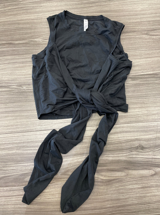 Black Athletic Tank Top Lululemon, Size 10