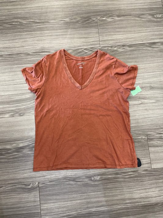 Red Top Short Sleeve Universal Thread, Size Xl