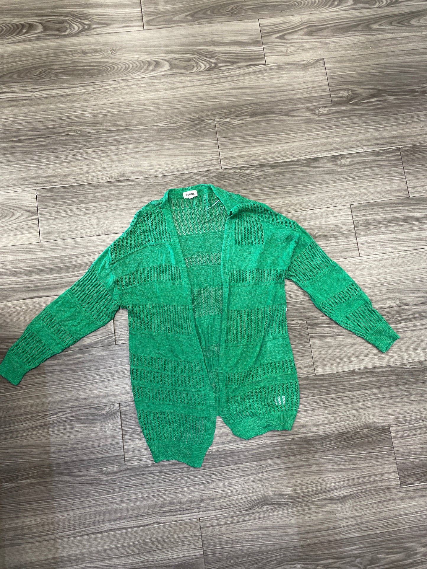 Green Cardigan Clothes Mentor, Size M