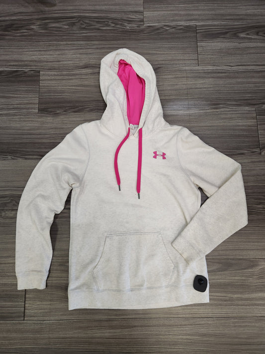 Grey & Pink Sweatshirt Hoodie Under Armour, Size S